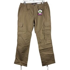 LAPG Pants Women 16 Regular Kakhi Operator Tactical Cargo Teflon Coated Workwear